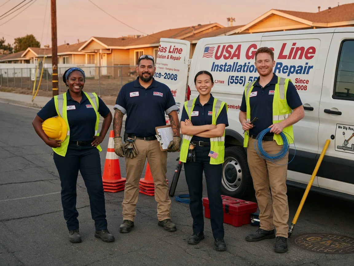 Gas Line Installation company in Hooks, TX